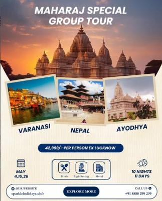 Tour Package: Maharaj Special Varanasi-Nepal-Ayodhya Spiritual Journey Guide